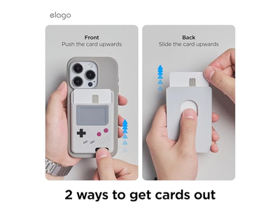 Carteira magnética titular para dois cartões compatíveis com MagSafe