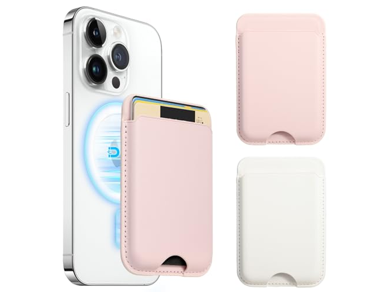 Carteira magnética compatível com MagSafe 2-Pack Cartão Suporte para iPhone
