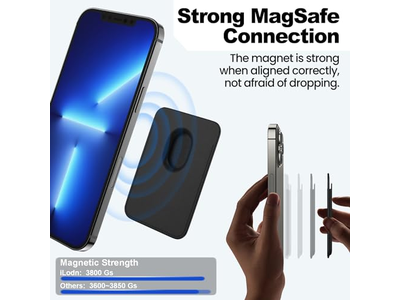 Carteira magnética compatível com MagSafe