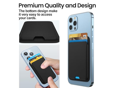 Carteira magnética compatível com MagSafe