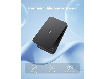 Carteira magnética para iPhone com suporte ajustável e suporte de cartão