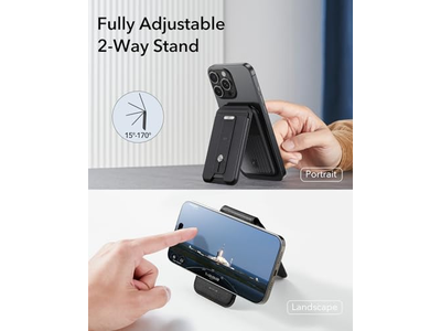 Carteira magnética para iPhone com Encontrar Minha Funcionalidade e S ajustável