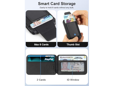 Carteira magnética para iPhone Funciona com Encontrar Meu Suporte ajustável 9 Ca