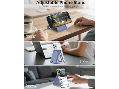 Carteira magnética com bloqueio RFID e suporte ajustável para identidade