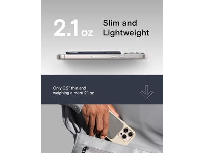 Suporte de carteira magnética com ajuste de ângulo e compatibilidade MagSafe