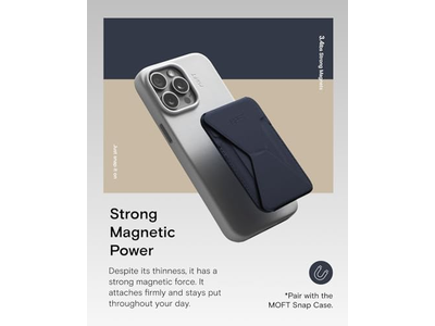 Suporte de carteira magnética com ajuste de ângulo e compatibilidade MagSafe