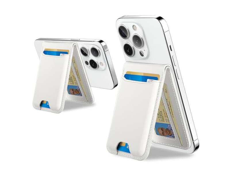 Carteira magnética com suporte de telefone ajustável RFID Bloqueamento se encaixa 6 Carro