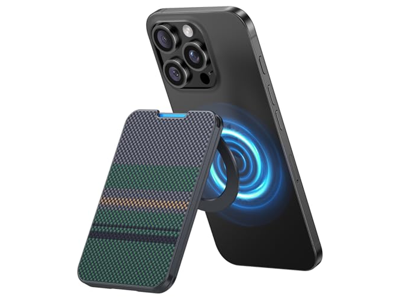 Carteira magnética com Minimalista Suporte Titular do cartão para iPhone RFID Bl