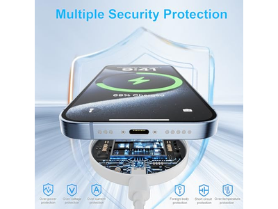 Carregador magnético sem fio Base de carregamento rápido