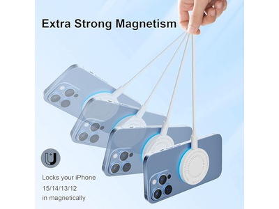 Carregador magnético sem fio Base de carregamento rápido