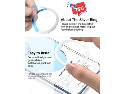 MagSafe adesivo sem fio magnético