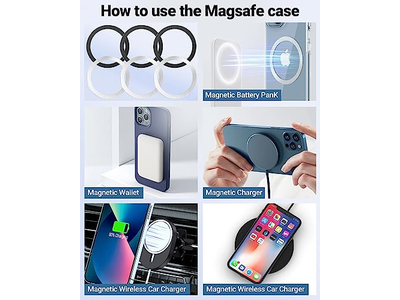 MagSafe adesivo sem fio magnético