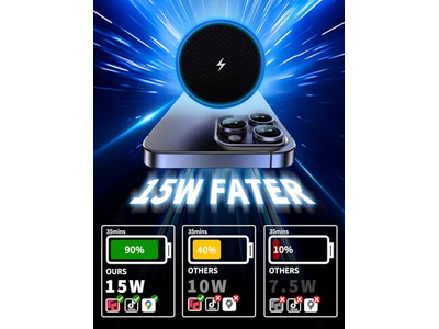 Carregador de montagem de carro MagSafe 3 em 1 carregador de carro sem fio