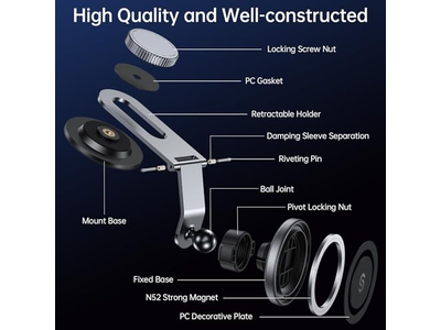 Suporte de carro MagSafe para painel universal