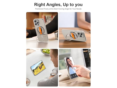 Suporte de aperto de telefone compatível com MagSafe com correia de dedo substituível