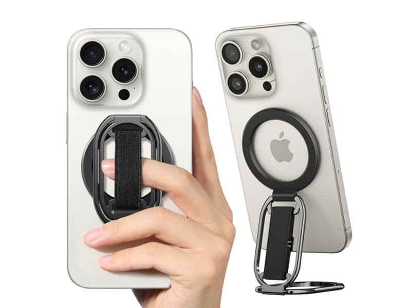 MagSafe telefone Apoio e Suporte de apoio com Finger Alça 4-em-1 Suporte