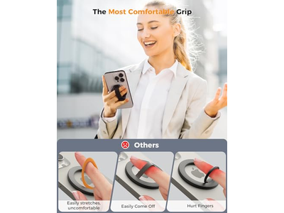 MagSafe telefone Apoio e Suporte de apoio com Finger Alça 4-em-1 Suporte