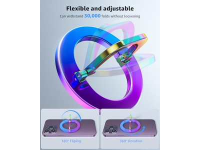 MagSafe telefone aperto magnético Suporte do anel com cor de suporte ajustável