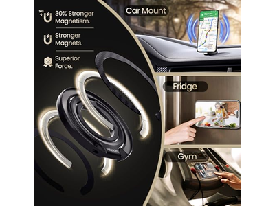 Telefone MagSafe Suporte de anel de aperto para ímã de lado duplo