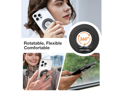 Suporte de anel de aperto de telefone MagSafe com Suporte de apoio compatível com iPhone
