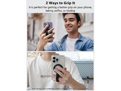 MagSafe telefone aperto com alça de dedo removível magnético Anel titular