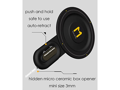 MagSafe Suporte Apoio - Removível 360 graus Suporte de apoio de telefone ajustável - preto