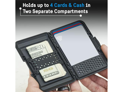 Carteira MagSafe para iPhone - Snap-On magnético Titular de Cartão - Desmontável