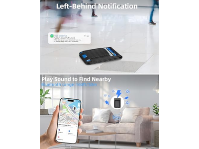 MagSafe Carteira Suporte com Encontrar Meu Anti-Perdido 9 Cartão Titular Bloco RFID