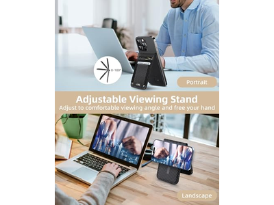 MagSafe Carteira Suporte com Encontrar Meu Anti-Perdido 9 Cartão Titular Bloco RFID