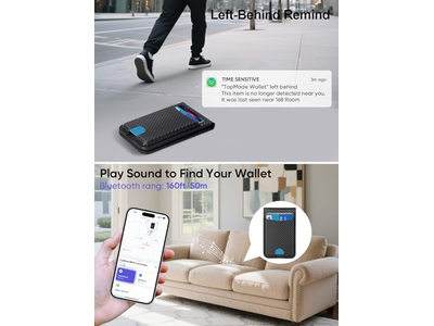 Carteira MagSafe com encontrar meu suporte magnético cartão ajustável Suporte 6