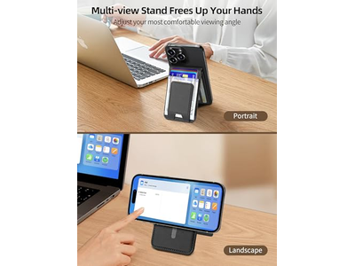 MagSafe Carteira com dinheiro Clipe Funciona com Encontrar Meu 8 Cartão Titular Bla