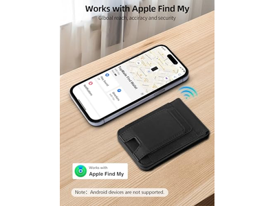 MagSafe Carteira com dinheiro Clipe Funciona com Encontrar Meu 8 Cartão Titular Bla