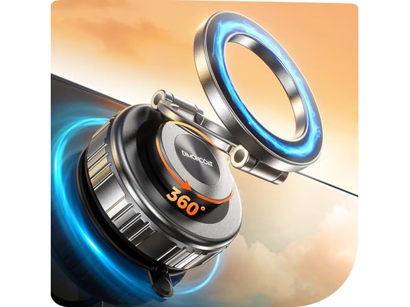 Montagem de telefone de sucção a vácuo ajustável 360 de Metal