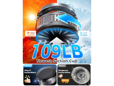 Montagem de telefone de sucção a vácuo ajustável 360 de Metal