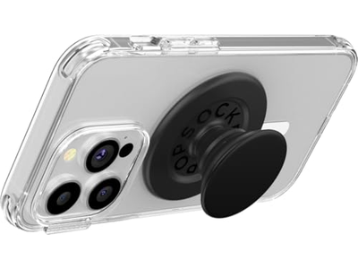 Aperto do telefone para MagSafe com Suporte de apoio e suporte magnético - Preto