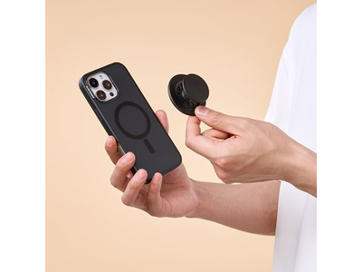 Aperto do telefone para MagSafe com Suporte de apoio e suporte magnético - Preto
