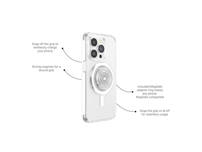 Aperto do telefone para MagSafe com suporte magnético Suporte de apoio