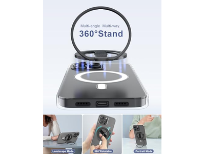 Suporte de aperto do telefone com alça de dedo e suporte magnético do anel Suporte de apoio