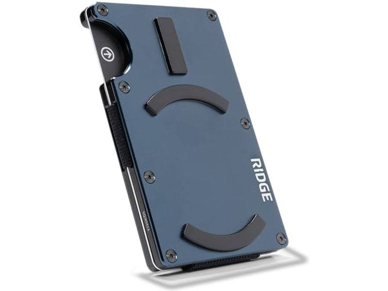 Minimalista Magro Carteira compacta e suporte de cartão RFID Protegido com C