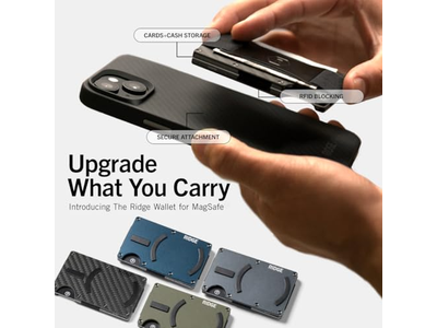 Minimalista Magro Carteira compacta e suporte de cartão RFID Protegido com C