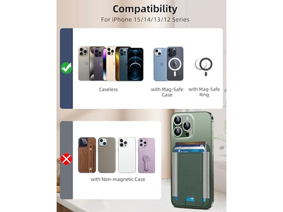 Carteira magnética mais forte para iPhone