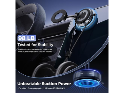 Suporte de telefone Suction Copo com almofadas lavadas Nano Gel