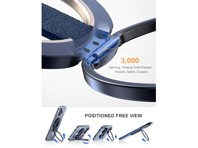 Ultra telefone Apoio Suporte com alça elástica substituível e ímã