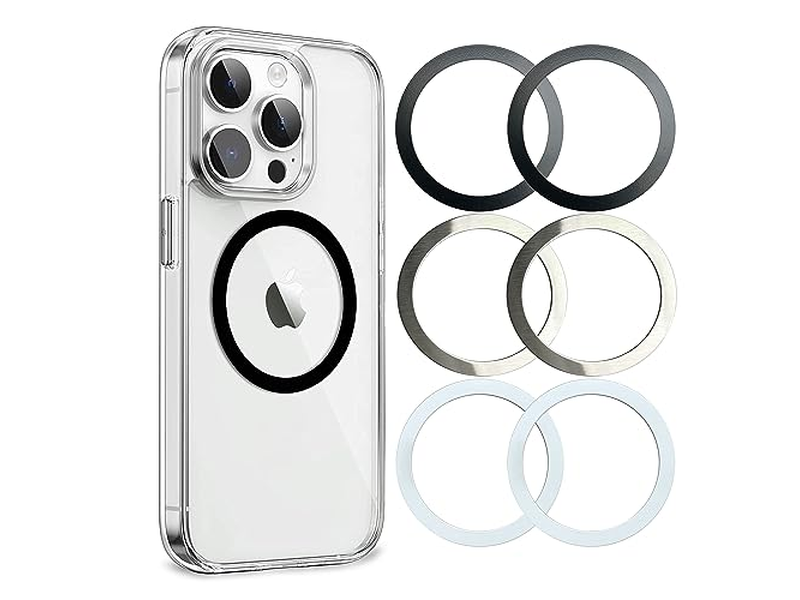 Anéis de Metal universal compatíveis com adesivo MagSafe