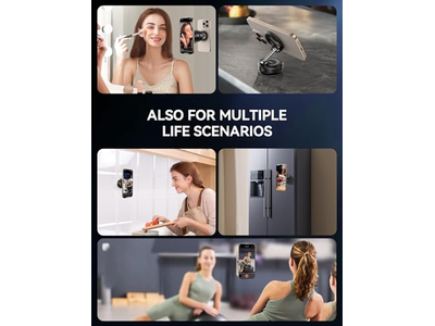 Magnético de vácuo Telefone titular para o carro